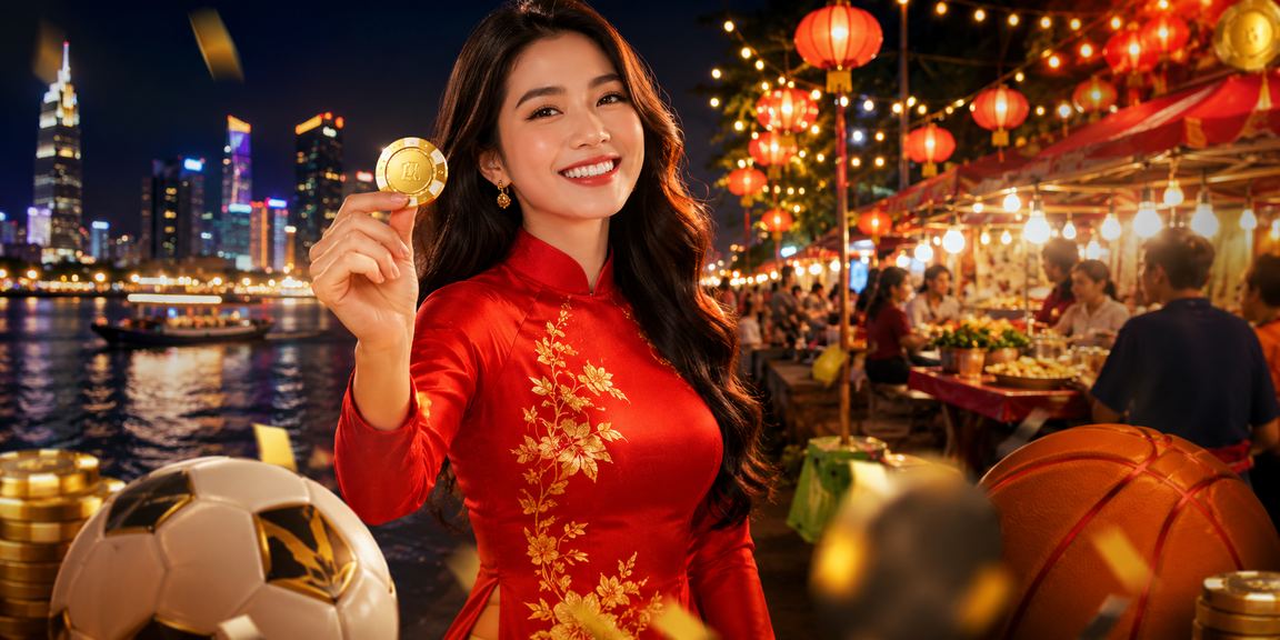 Người chơi tg8887 tại TP.HCM xem kết quả giải thưởng thể thao trên điện thoại trong trang phục áo dài