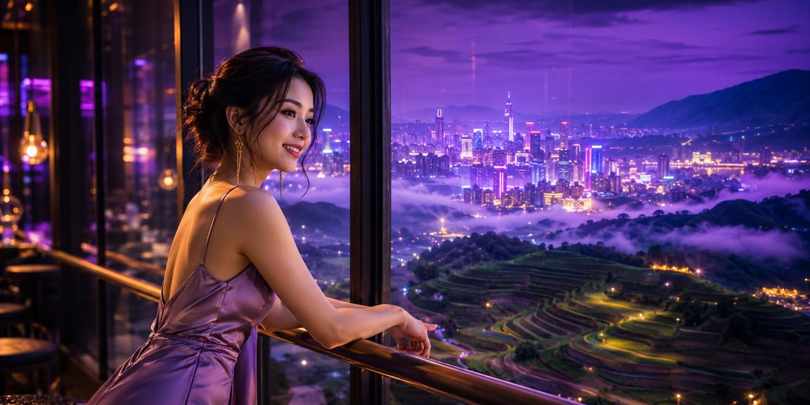 Cảnh neon sầm uất tại Sa Pa trong đêm liên quan đến cá cược trực tuyến