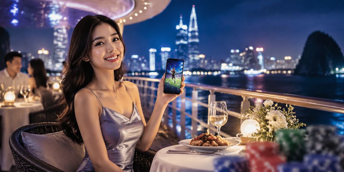 Người dùng Việt Nam xem phân tích kèo bóng đá trực tuyến trên điện thoại buổi tối